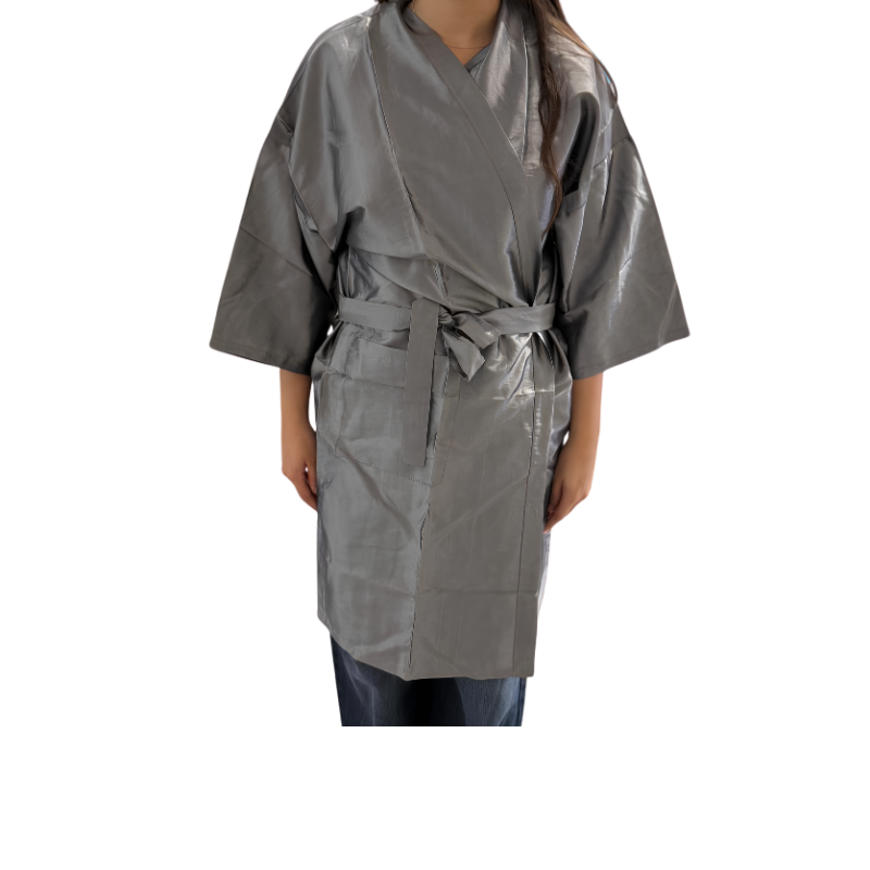 Kimono peluquería gris MH Cosmetics